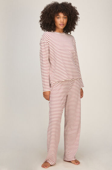 Hunkemöller Pyjama en jersey de coton Rouge