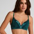 Soutien-gorge à armatures rembourré longline Julia, Vert