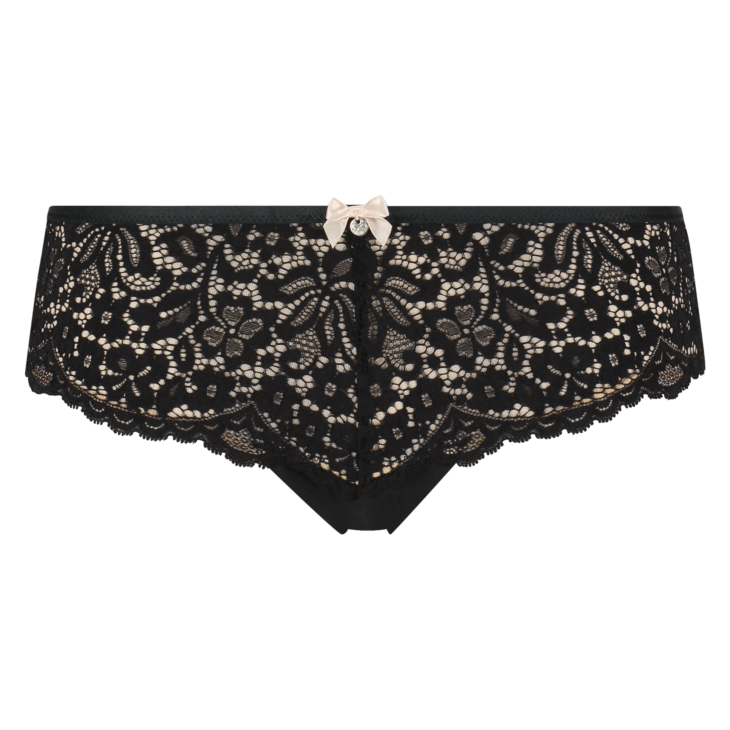 Slip br&eacute;silien Marina, Noir, main