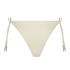 Slip de Bikini Échancrés Cozumel, Blanc