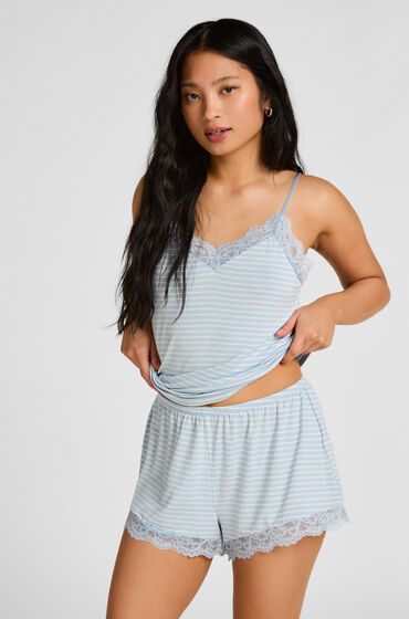 Hunkemöller Ensemble Pyjama Nana Bleu