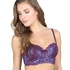 Soutien-gorge à armatures préformé longline Maya, Violet