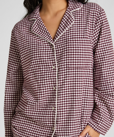 Haut de pyjama Flanel Essentials, Violet