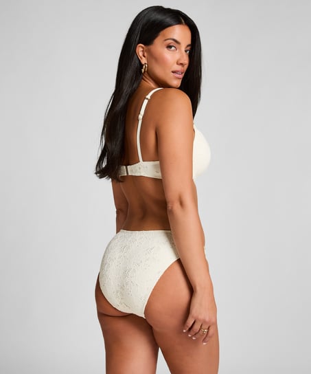 Bas de bikini Crochet, Blanc
