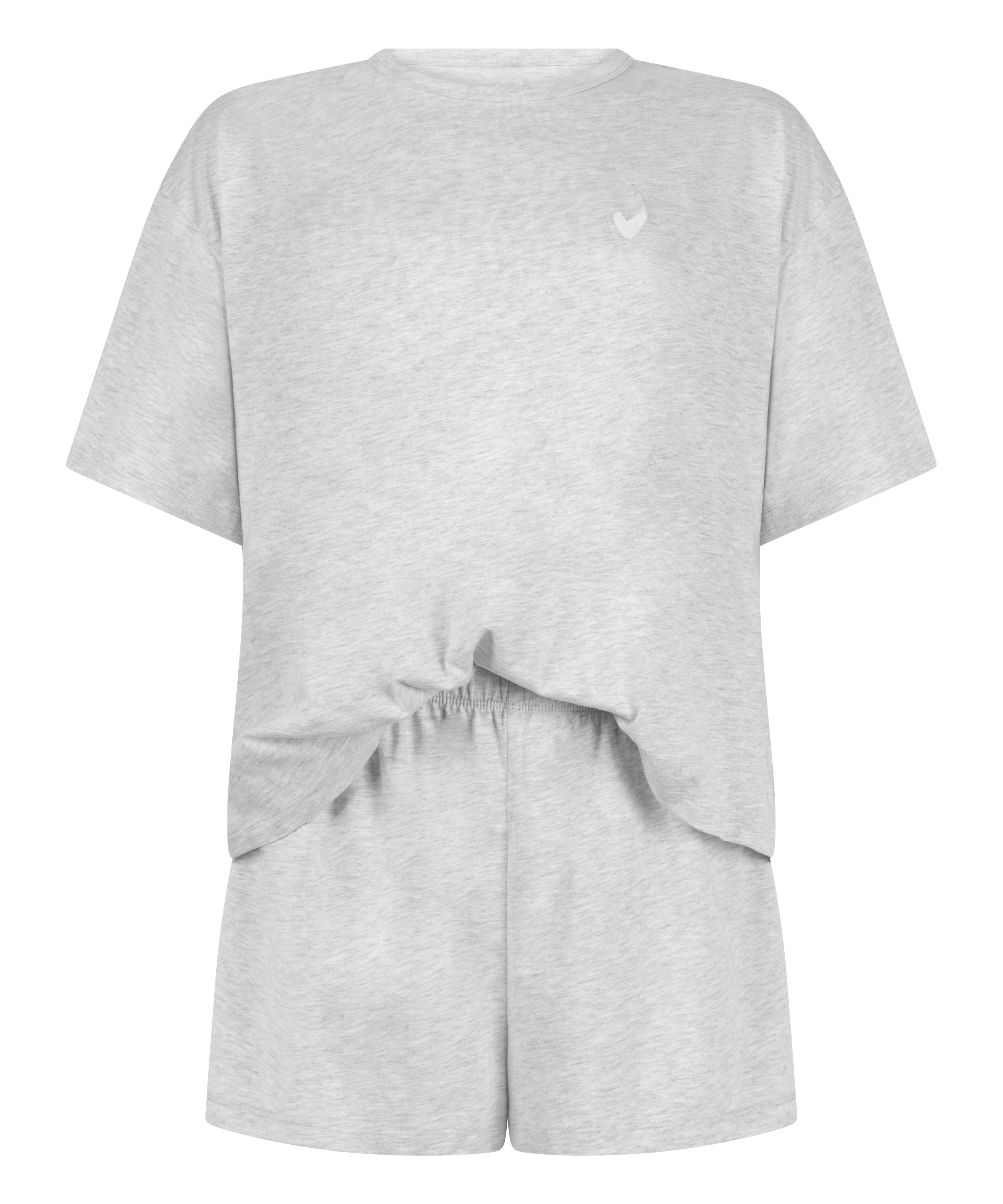 Pyjama Jersey Heart, Gris, main