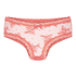 Slip br&eacute;silien V-shape Mesh, Rose
