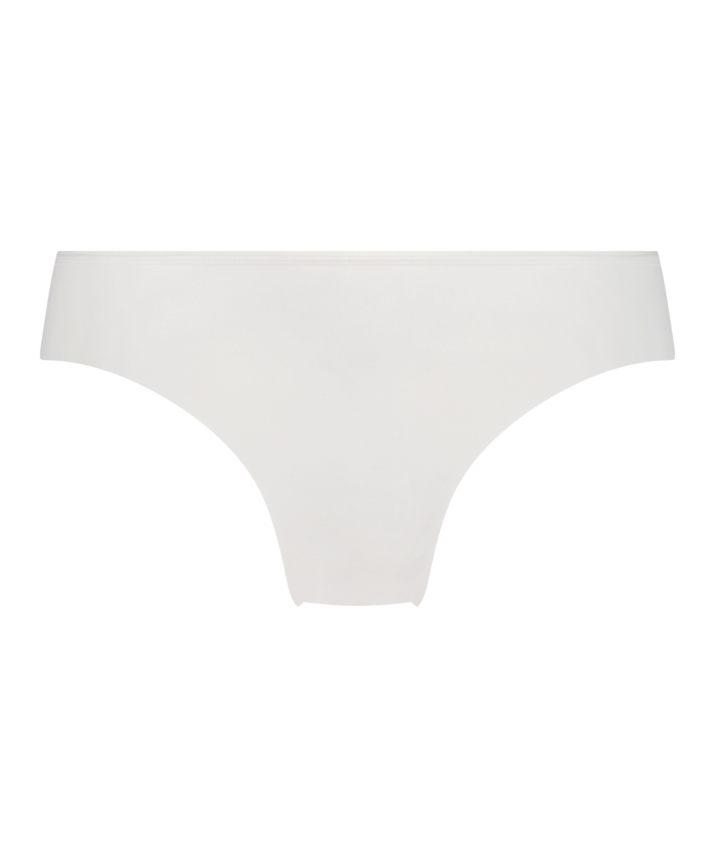 Slip br&eacute;silien iInvisible Lace Back, Blanc