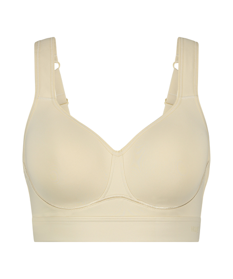HKMX Soutien-gorge de sport The All Star Maintien niveau 2, Beige