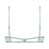 Soutien-gorge à armatures préformé push-up Lillia, Vert