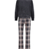 Ensemble de pyjama velours, Gris