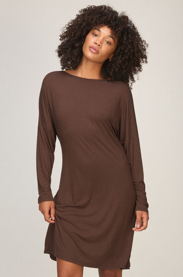 Hunkemöller Nightshirt Jersey Essential Marron