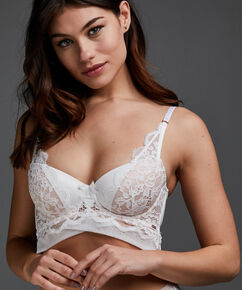 Soutien-gorge &agrave; la palangre &agrave; armatures pr&eacute;form&eacute; Zo&eacute;, Blanc