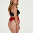 String haut Bonnie Curvy, Rouge