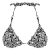 Haut de bikini triangle Lobos, Noir