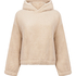 Sweat à Capuche polaire Snuggle, Beige