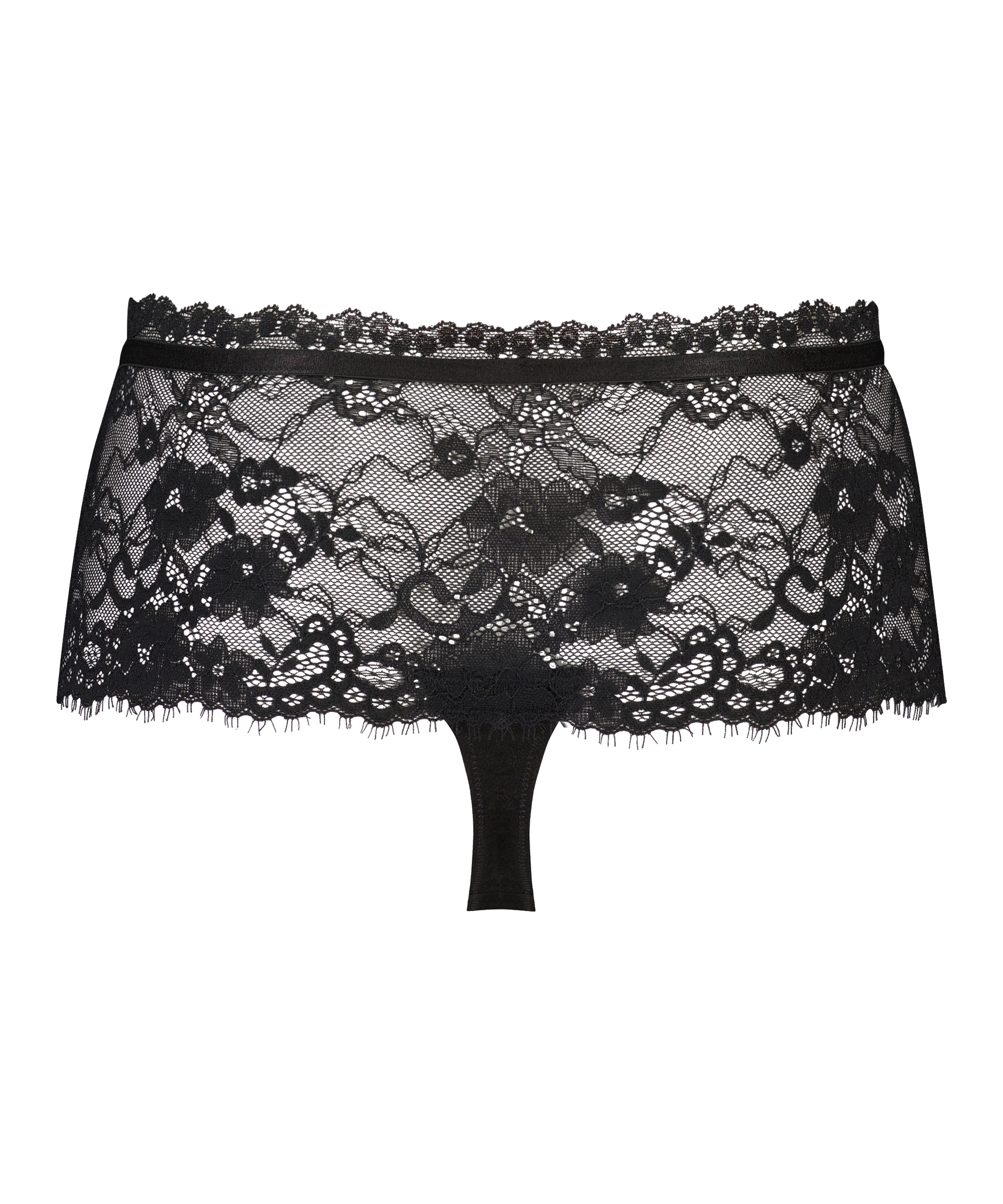 String taille haute Amaka, Noir, main