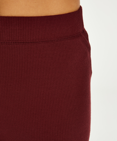 Pyjama Waffle Placket, Violet