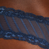 Slip brésilien V-shape Mesh, Bleu