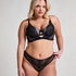 Soutien-gorge à armatures longline préformé Juliette, Noir