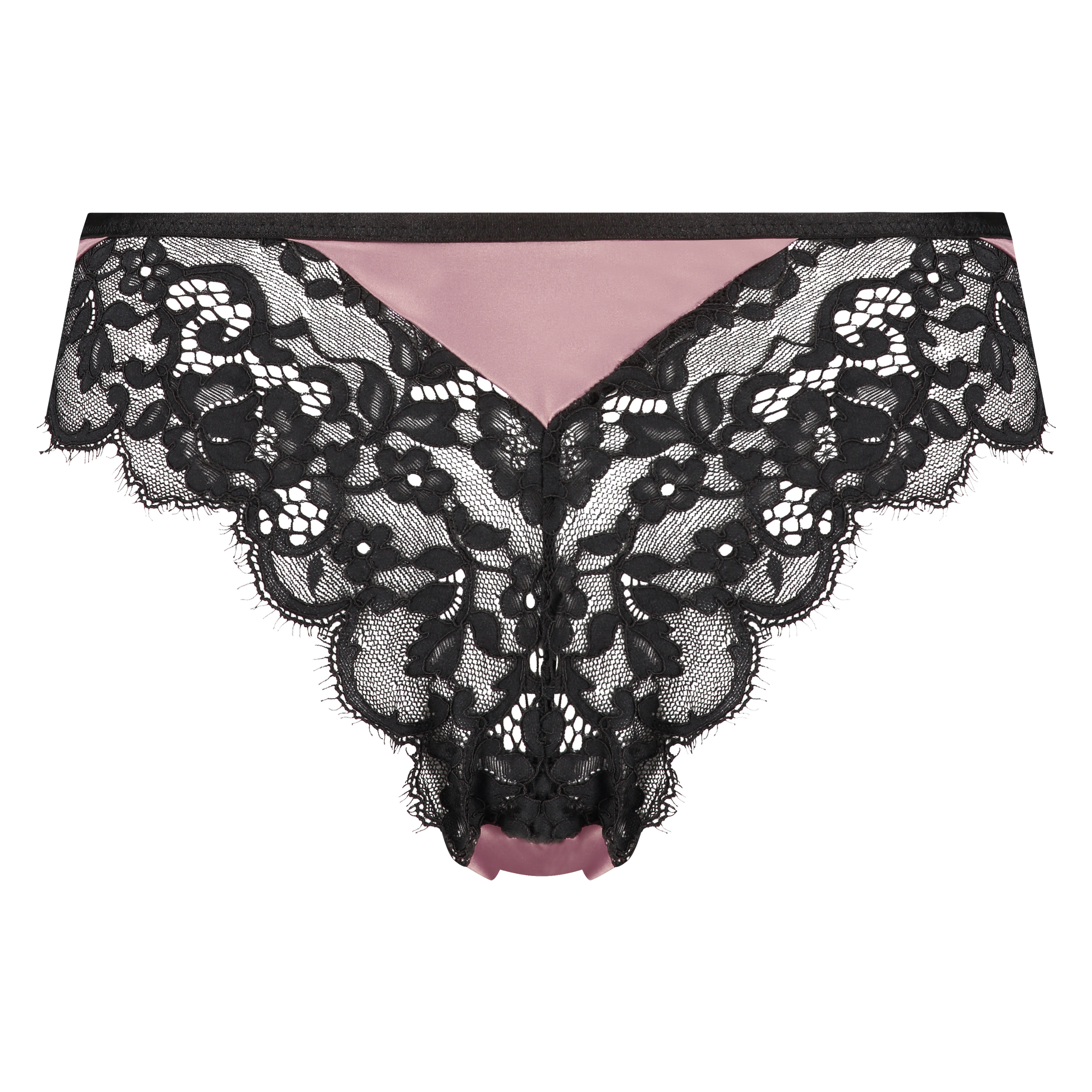 Slip br&eacute;silien Poppy, Noir, main