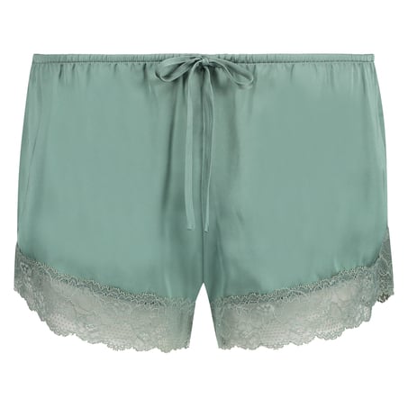 Short de pyjama Satin, Vert