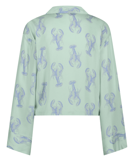 Veste à manches longues Satin, Vert