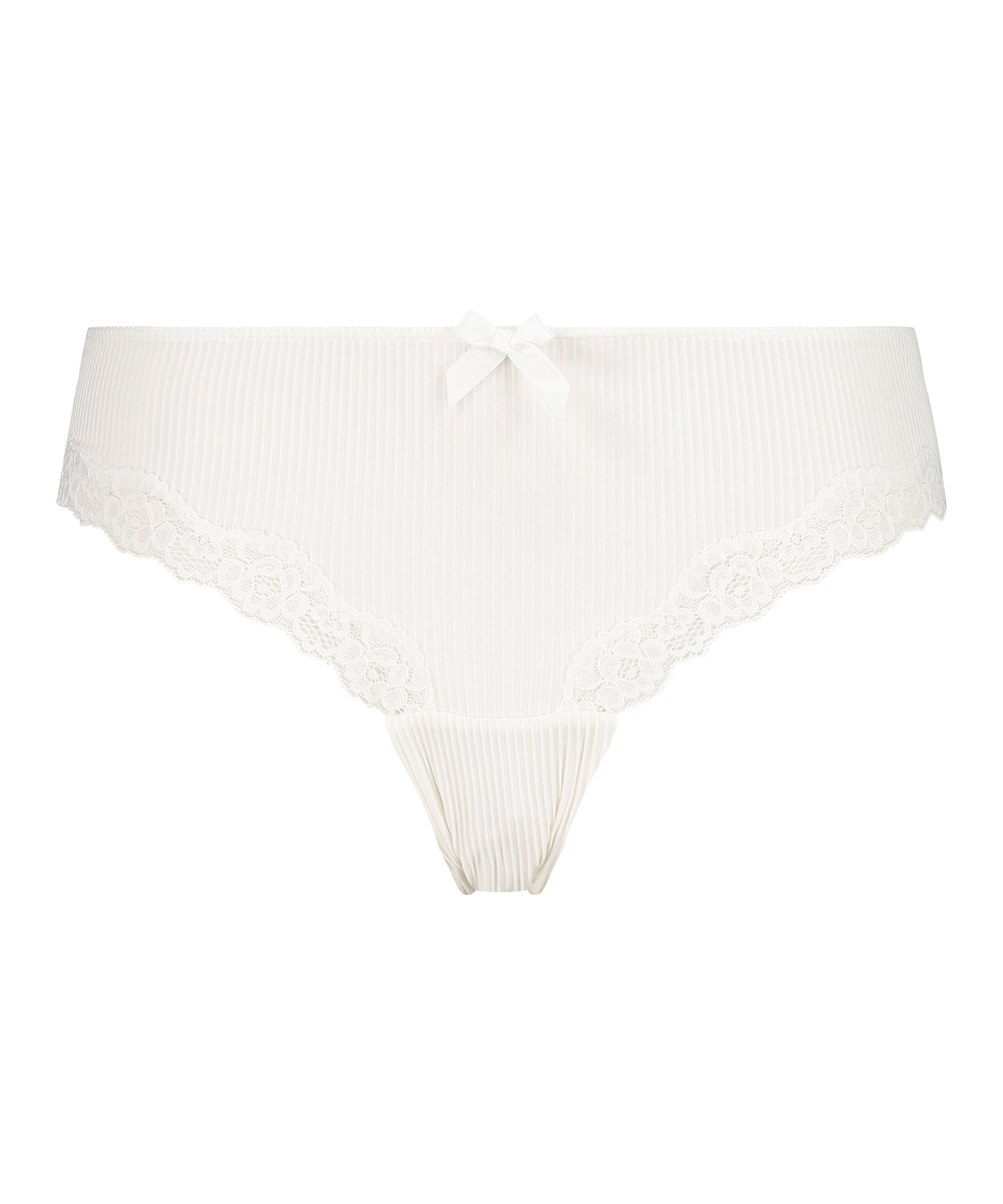 Slip br&eacute;silien Lola, Blanc