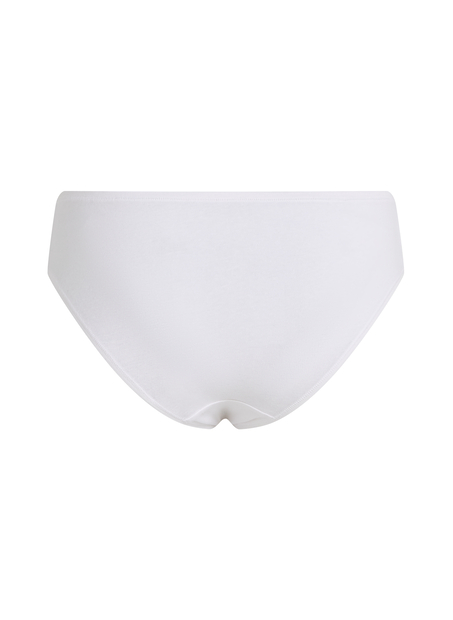 Slip Brésilien en Coton Kira, Blanc