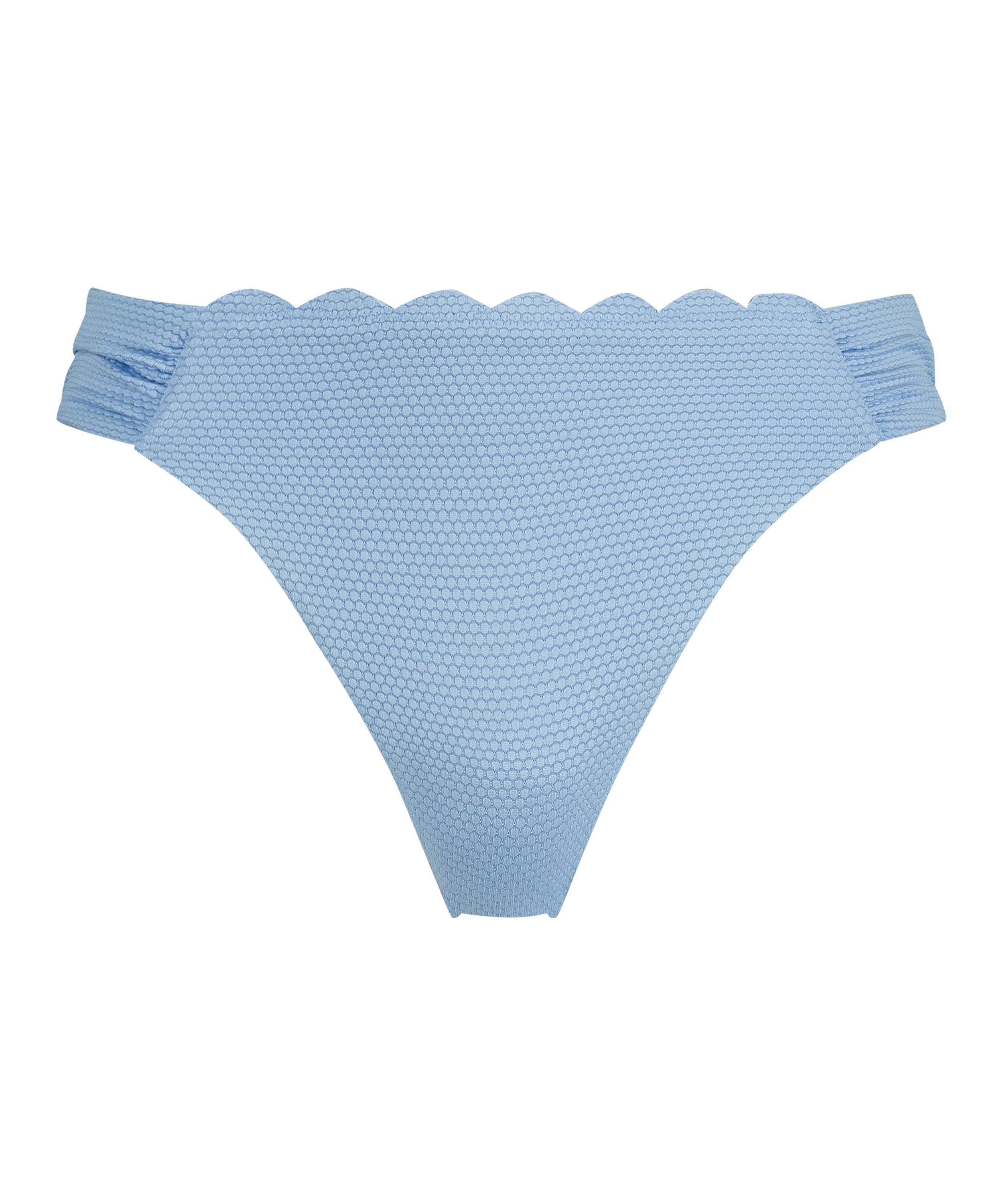Slip de Bikini Rio Scallop, Bleu, main