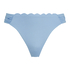 Slip de Bikini Rio Scallop, Bleu