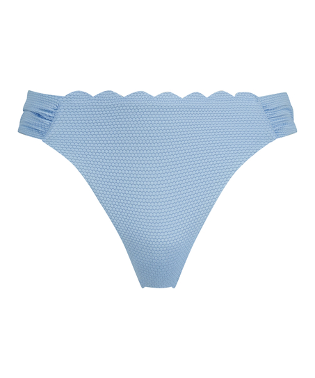 Slip de Bikini Rio Scallop, Bleu
