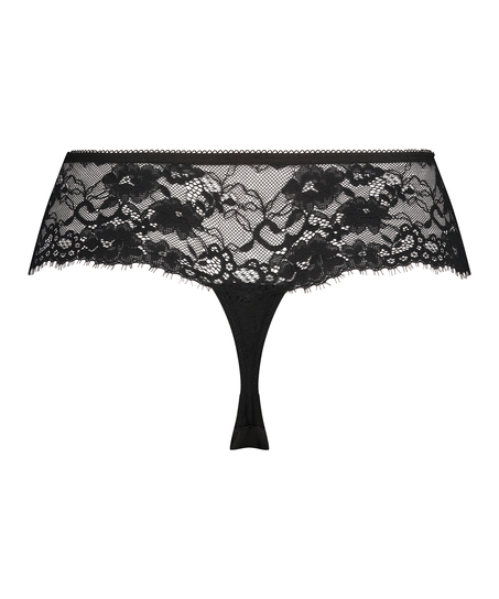 Boxer string Yvenne, Noir