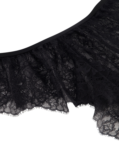 Culotte française Lace Camille, Noir