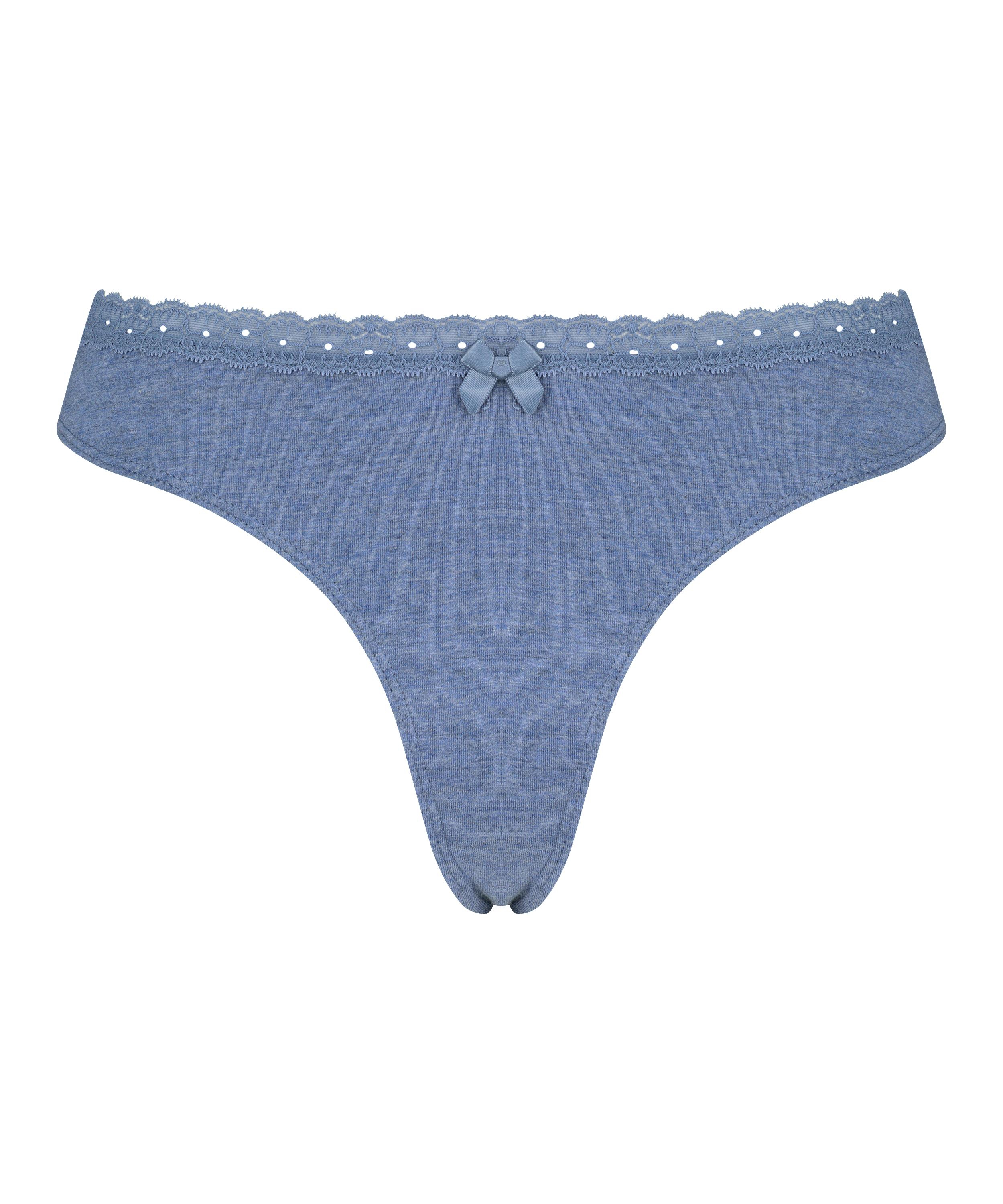 String coton, Bleu, main
