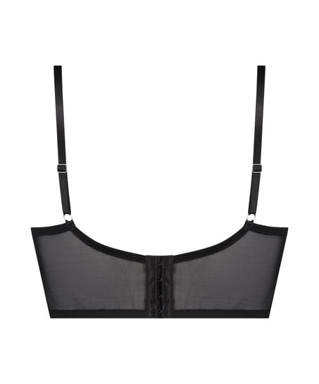 Soutien-gorge à armatures préformé longline Arabella, Noir