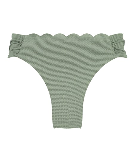 Slip de Bikini Rio Scallop, Vert