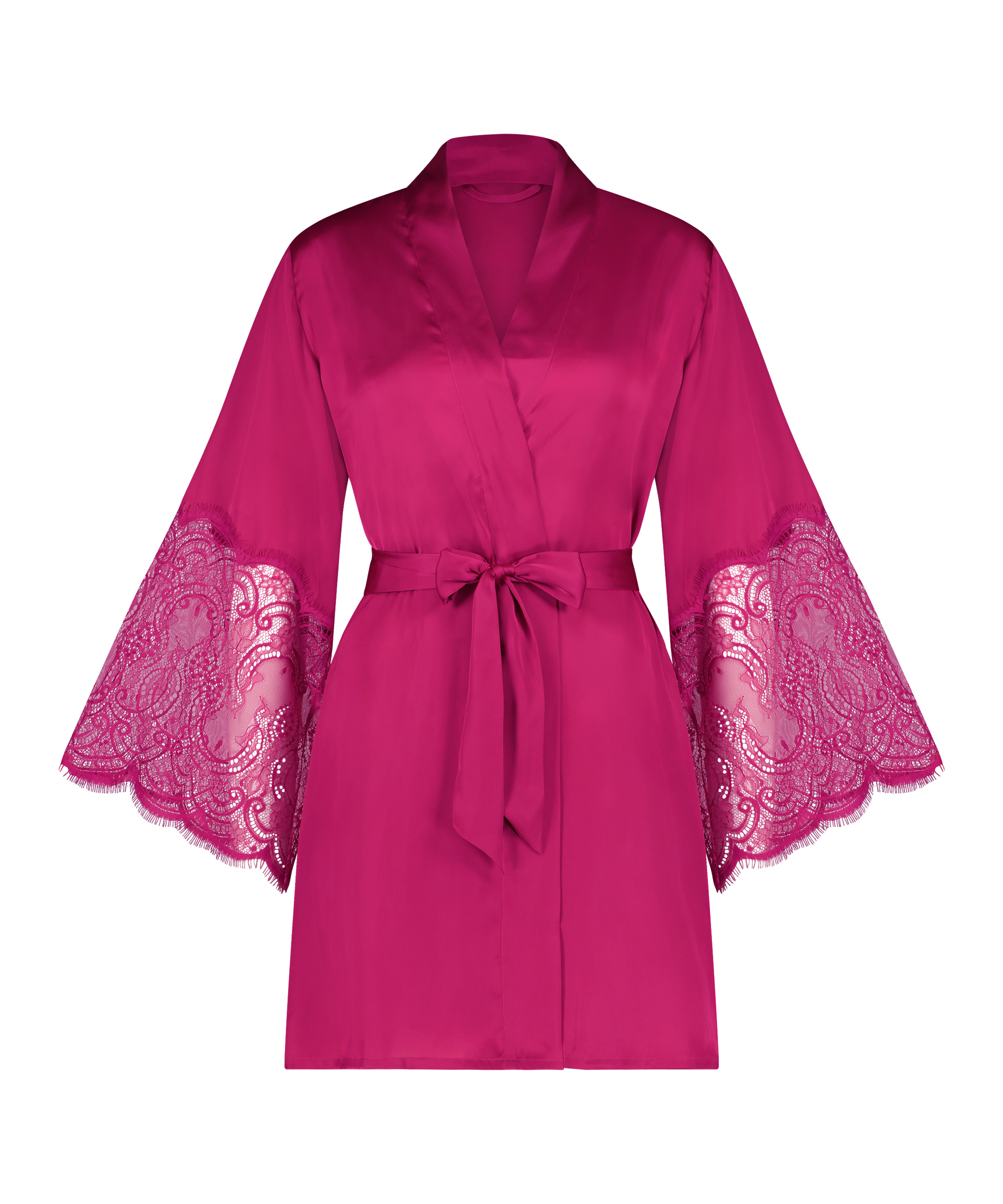 Kimono Satin, Rose, main