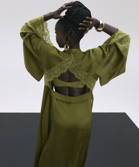 Kimono Satin, Vert