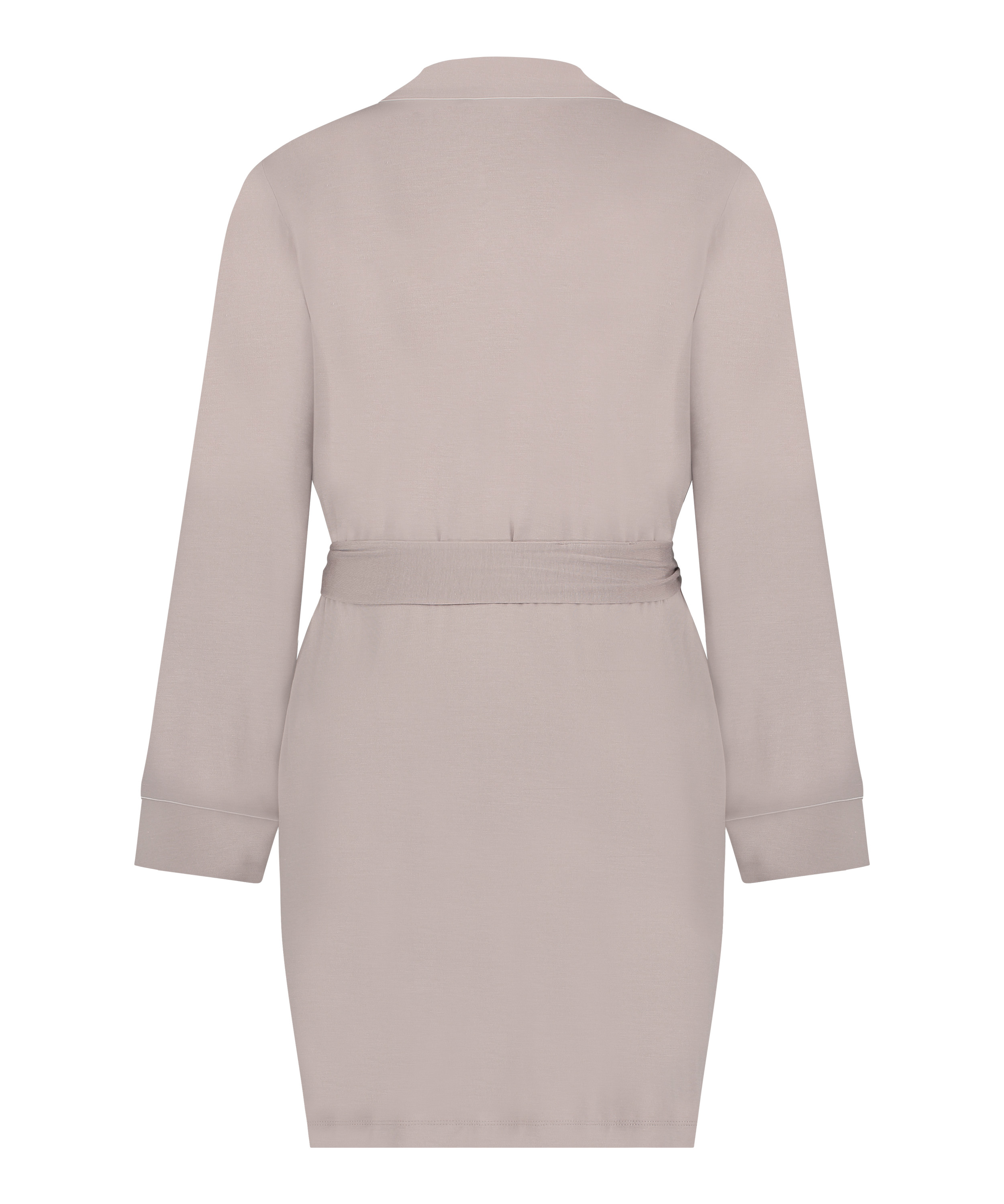 Peignoir court en jersey Essentials, Beige, main