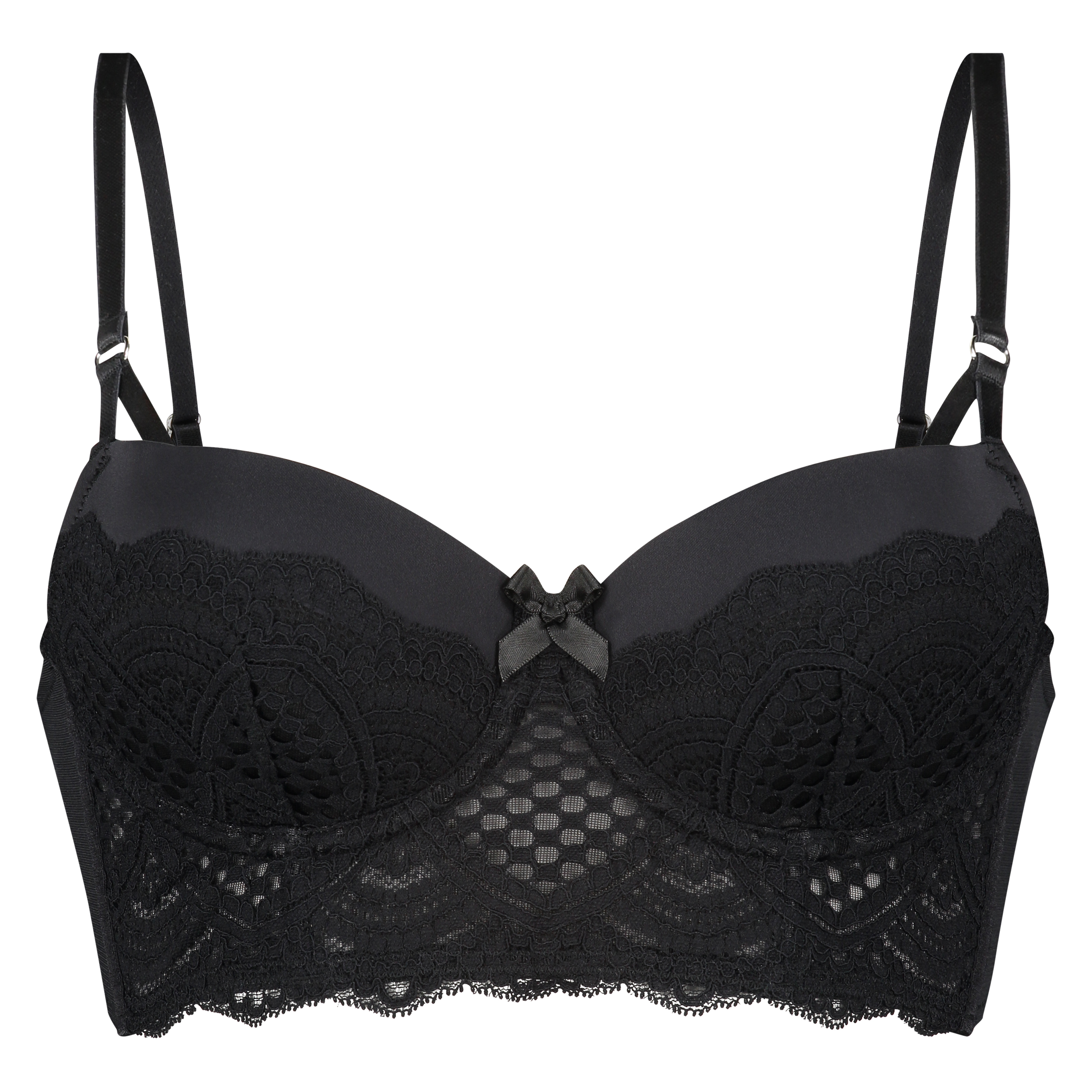 Soutien-gorge à armatures préformé Duckie, Noir, main