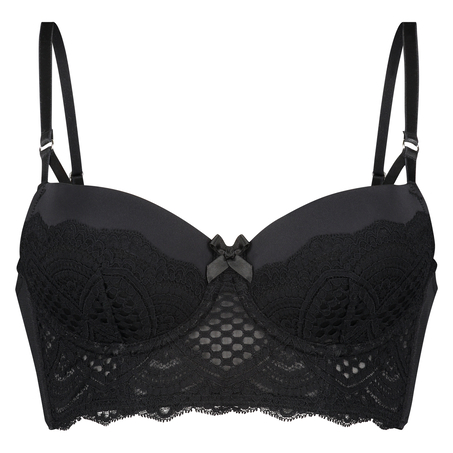Soutien-gorge à armatures préformé Duckie, Noir