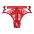 Slip brésilien ouvert Clementine, Rouge