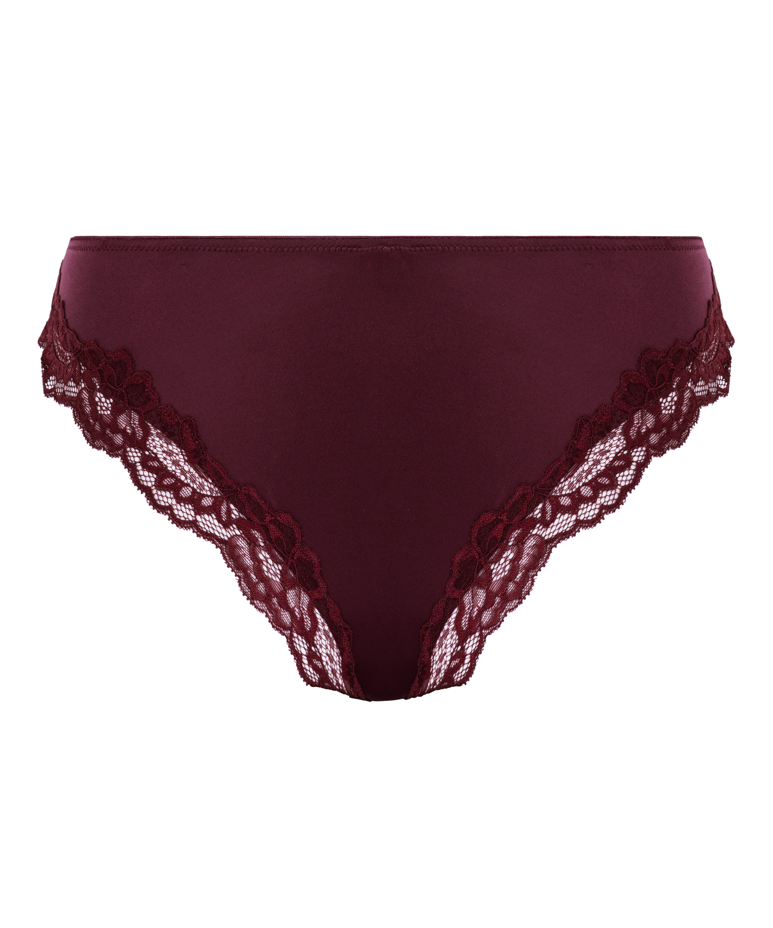 Slip brésilien Lace & Shine, Violet, main