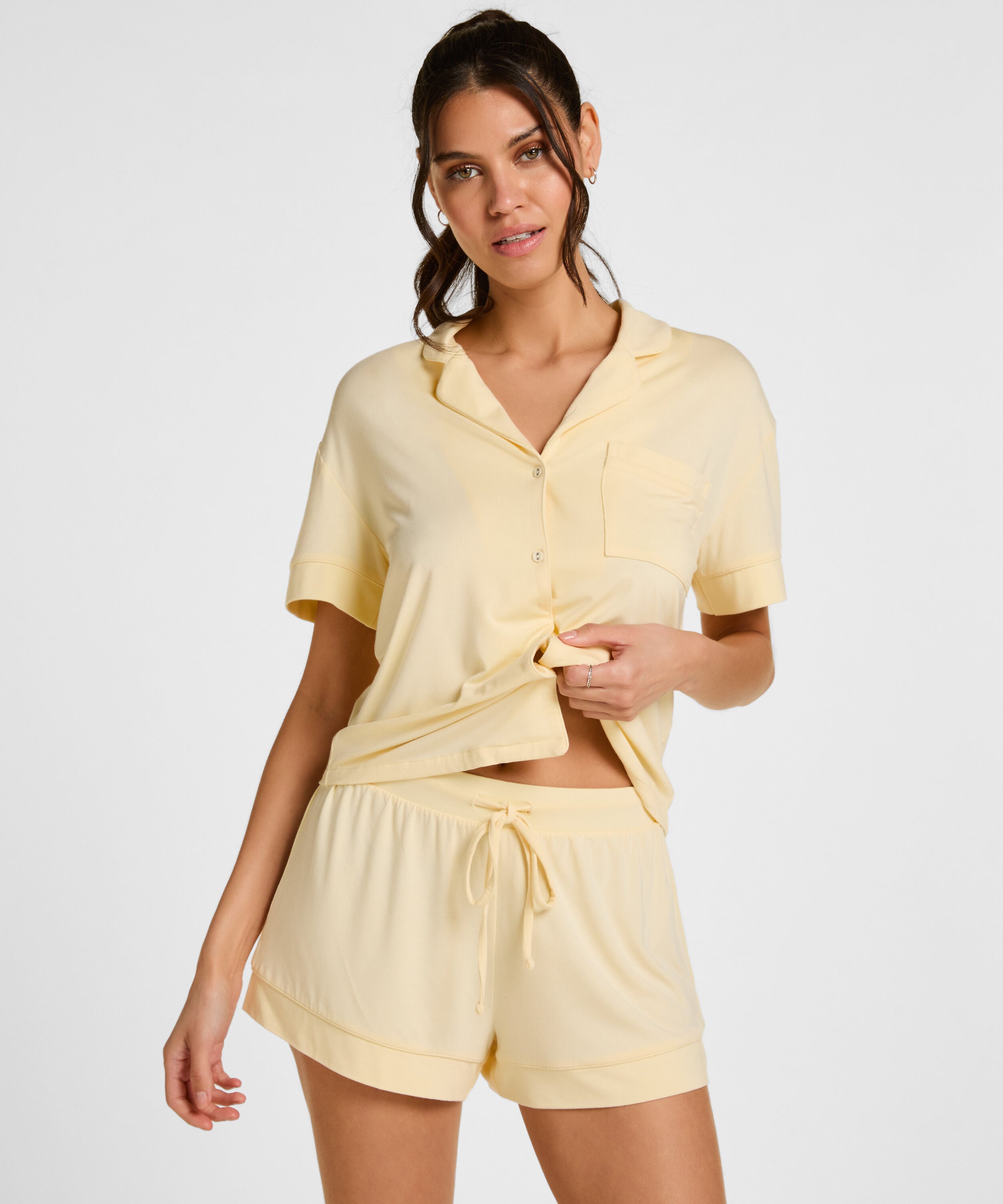 Short Jersey Essential, Jaune Short Jersey Essential, Jaune