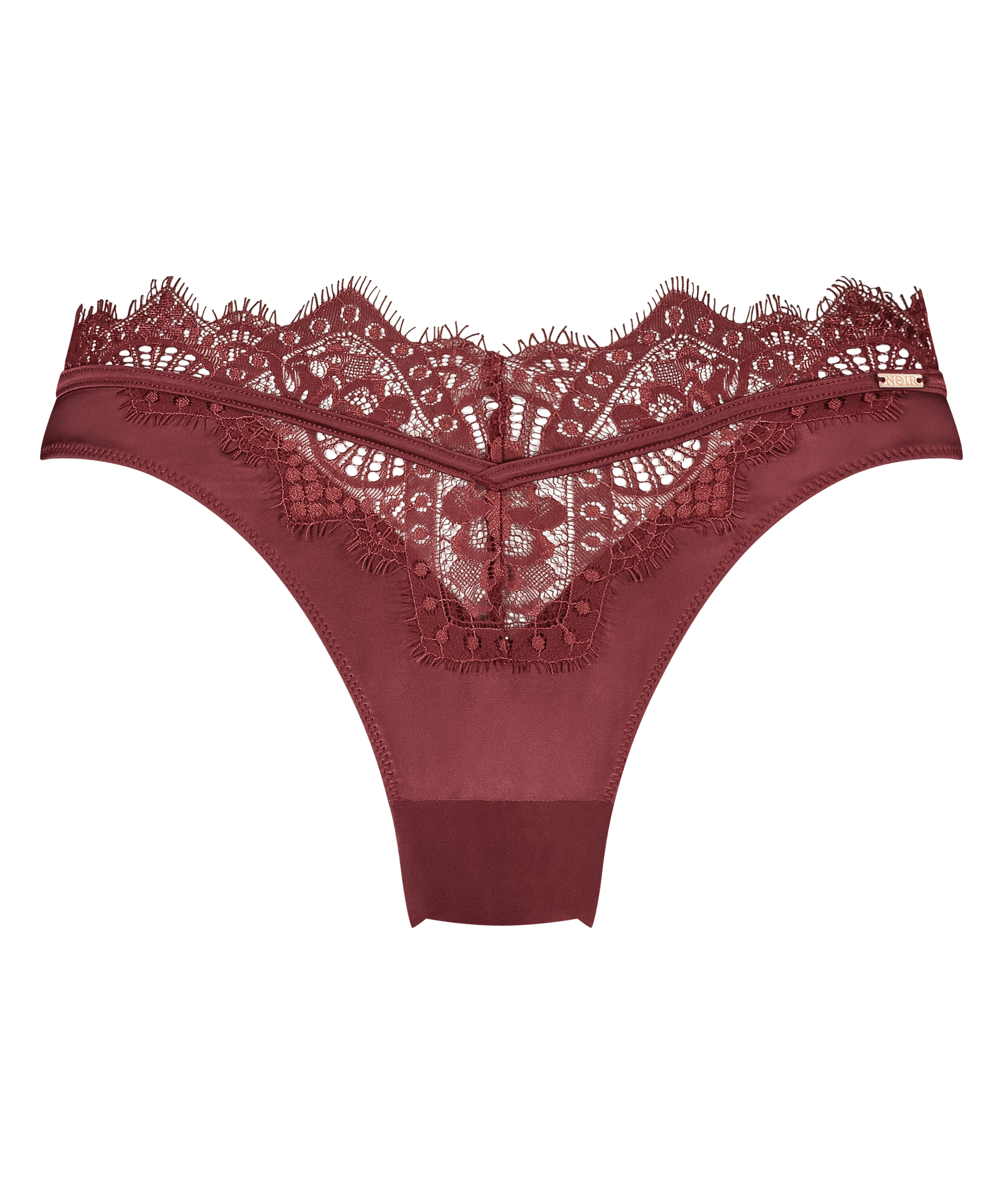 Brésilien taille haute Zoé, Rouge, main