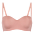 Soutien-gorge push-up sans bretelles à armatures préformé Smooth, Rose
