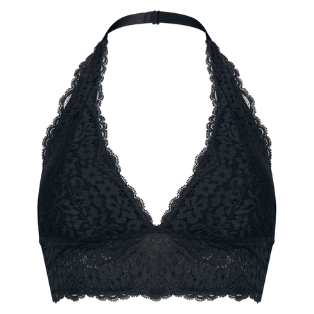 Brassière Halter Marina préformée, Noir