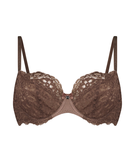 Soutien-gorge à armatures non-préformé Marine, Marron
