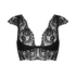 Soutien-gorge à armatures non préformé longline Trixie, Noir