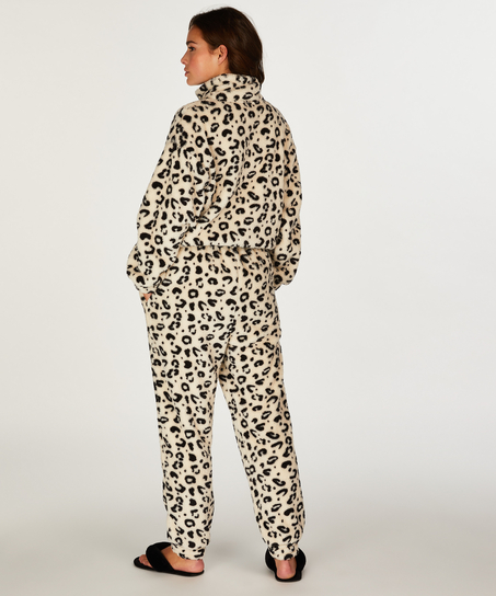 Pantalon de jogging polaire, Noir